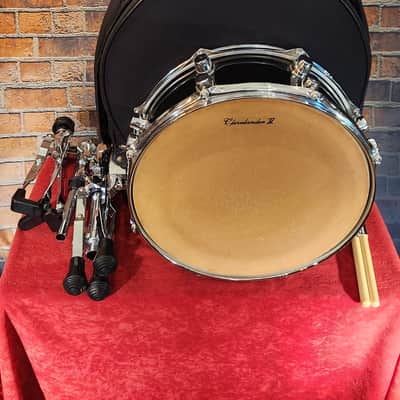 Clevelander II 5.5x14" Student Snare Drum Black w/ Carrying Bag, Stand & Practice Pad image 1