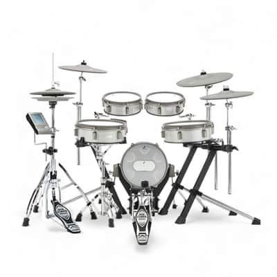 EFNOTE 3B Acoustic Designed Electronic Drum Set White Sparkle image 1