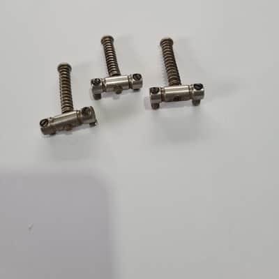 Original 1968 Vintage Fender Telecaster bridge saddles - Barrel type image 6