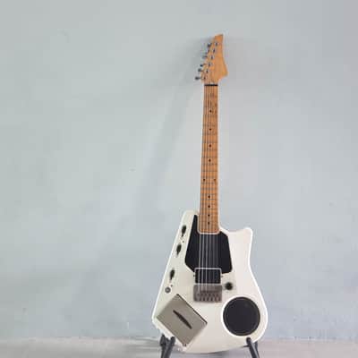 Casio EG-5 Electric Guitar with Onboard Cassette Deck / Amplifier 1980s - White