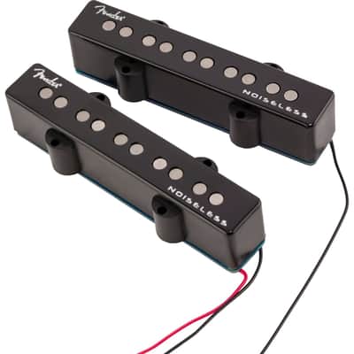 Fender Ultra Noiseless™ Vintage Jazz Bass® V (5-String) Pickup Set, Black, 0992296000 image 1