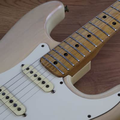 1975 Fernandes Burny FST-60 Stratocaster (Transparent Vintage White) image 5