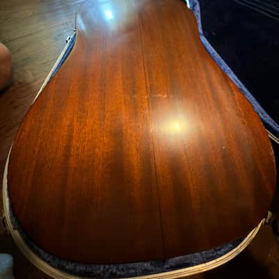 1975 Martin D-18L Left-Handed Acoustic Guitar w/ Original Case & Paperwork image 4