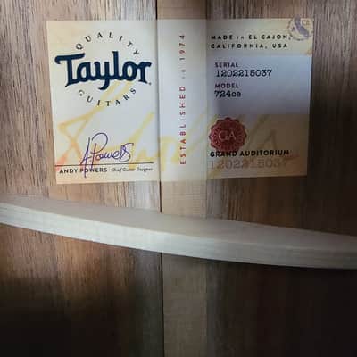 Taylor 724ce 2022 - Present - Gloss image 13