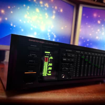 Onkyo Integra  EQ-540 🔥RARE🔥 (1988) Vintage Stereo Equalizer Wood Side Panels image 2