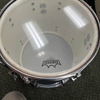 Ludwig 5pc Hollywood Outfit With Supra-phonic Snare - 8x12 / 9x13 / 16x16 / 14x22" Drum Set Keystone Badges 1966 - 1968 - Blue Sparkle / Vintage Hardware (SPEED KING, SPUR-LOK & More) image 14