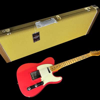 2024 Fender Telecaster 1955 Custom Shop '55 Reissue Tele Journeyman Relic ~ Faded Fiesta Red image 11