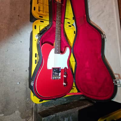 Classic vibe esquire, bright red Duncan mini humbucker image 1
