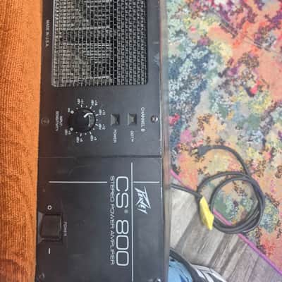 Peavey Cs-800 stereo power amplifier image 1