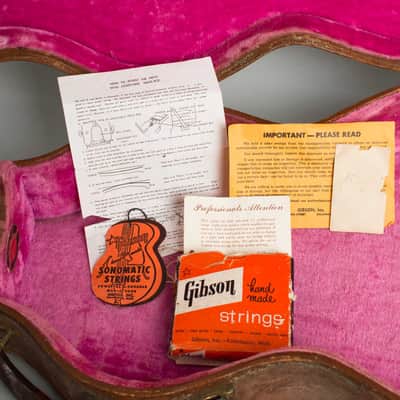 Gibson Les Paul Model Solid Body Electric Guitar (1954), ser. #4-0379, period brown hard shell case. image 20