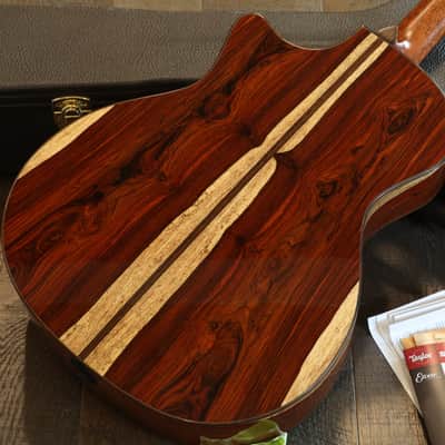 Minty! 2017 Taylor Custom GA NAMM Cocobolo & Torrified Sitka Acoustic Guitar + OHSC image 12