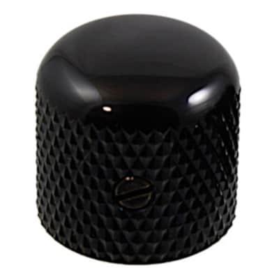 Gotoh Dome Knob for Guitar & Bass 1/4” Solid Shaft-Black