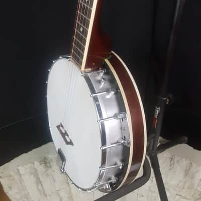 1970s Unbranded 5-String Banjo Made in Japan with Gig Bag image 7