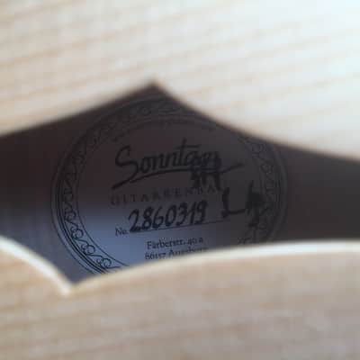 Stefan Sonntag archtop J17X Ballade 2019 - natur image 18