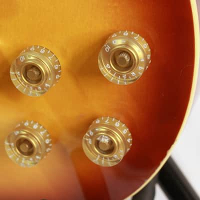 Vintage 1970's Made-In-Japan Univox LP Style Singlecut Electric Guitar in Sunburst Finish image 10