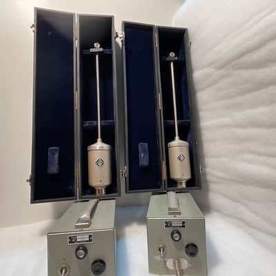 NEUMANN MM3 MATCHED #161#162 TUBE TELEUNKEN AC 701K vintage image 1
