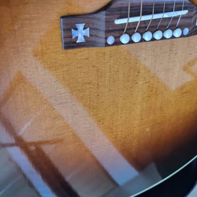 Gibson J-185 Original Acoustic Electric like J-200 Vintage Sunburst image 10