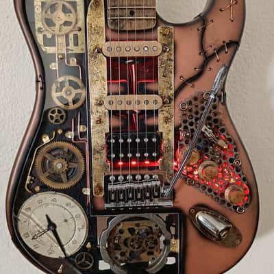 Martper Guitars Boutique Custom Shop Frankenstein SteampunkI II 2022 image 8
