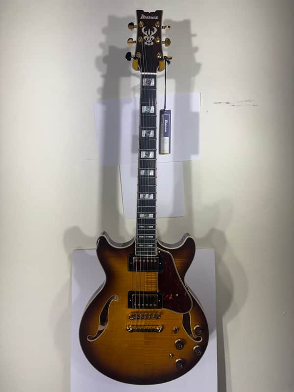 Ibanez AM153FM-ATT Artstar Semi-Hollow Electric Guitar - Antique Tobacco Burst - In-House Adjusted - Includes Free Hardshell Case image 1