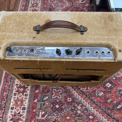 Fender Pro 5C5 Wide Panel 18-Watt 1x15" Guitar Combo 1953 - Tweed image 4