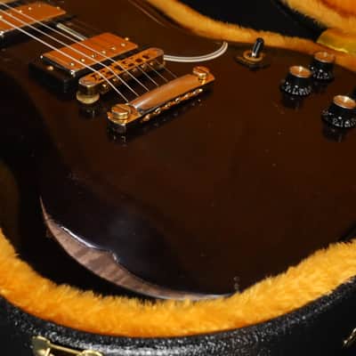 Gibson Custom SG Custom Figured Electric Guitar - Dark Walnut, Heavy Aging 941 image 14