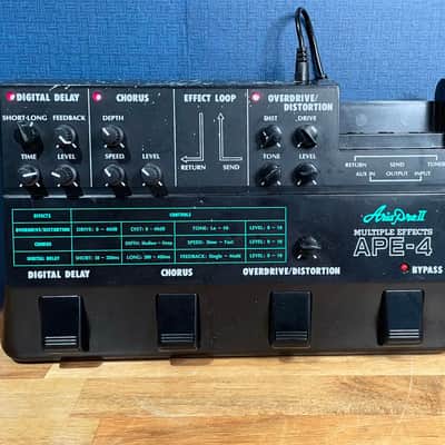 Aria Pro II APE-4 Guitar Multieffect with Delay - Chorus and Overdrive/distortion image 1
