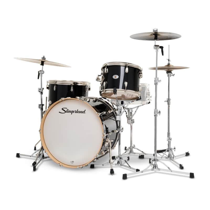 Slingerland Studio King 13/16/22 3pc. Drum Kit Del Norte Black image 1
