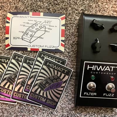 Hiwatt Custom Filter Fuzz 2021 - Present - Matte Black image 3