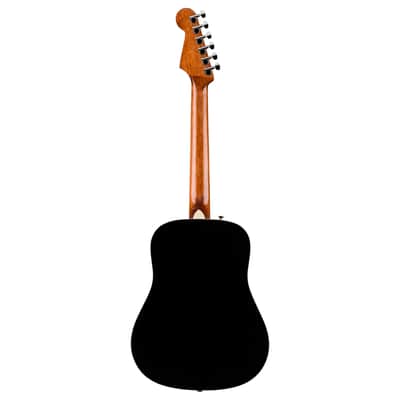 Used Fender California Standard Redondo Mini w/ Gig Bag - Black w/Walnut FB image 8