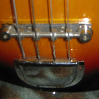 Schafer/TeiscoSchafer/Teisco Vintage Starburst Bass RARE Vintage Starburst Bass RARE image 3