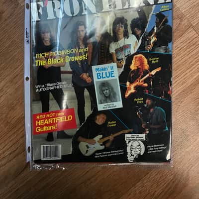 Fender MIJ Telecaster 1989 - Autographed by blues artists commissioned by Fender Frontline mag image 7