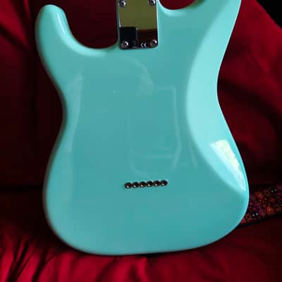Fender Noventa Stratocaster Surf Green - immaculate image 8