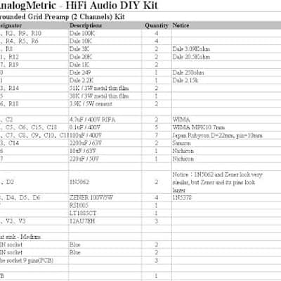 Tube Audio Stereo PreAMP PCB Grounded Grid (GG) image 18