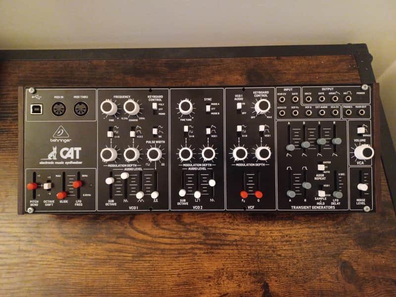 Behringer Cat Duophonic Analog Synthesizer 2020 - Present - Black image 1