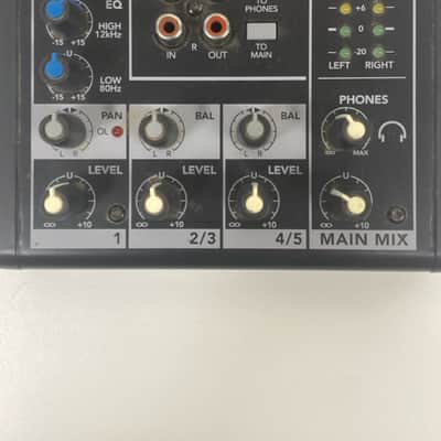 Mackie Mix5 5-Channel Compact Mixer 2015 - Present - Black image 1