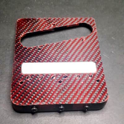 Hillbilly Guitars Custom Bloodwood / Rosewood American Deluxe Telecaster Bridge w Brass Comp Saddles image 3