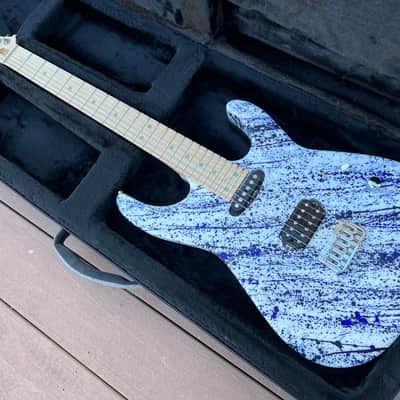Warmoth Soloist / Dinky Charvel Jackson style 2020 Splatter image 4
