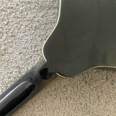 Black 8 String Mandolin Project, Spruce Top, Mahogany Body, Rosewood Fingerboard image 6