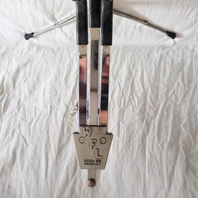 WFL VINTAGE SNARE DRUM STAND  - CHROME - FREE SHIP TO C-USA! image 6