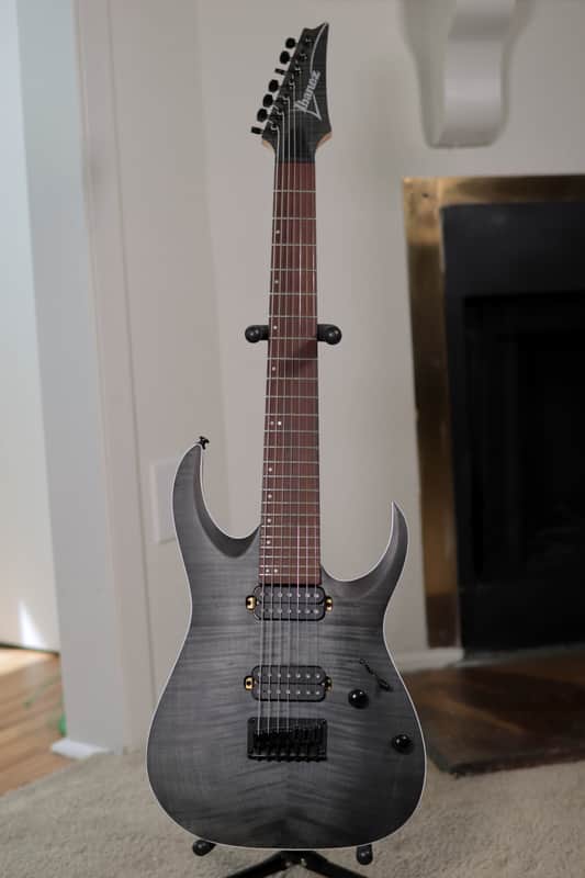 Ibanez RGA742FM-TGF Standard 2021 - Present - Transparent Gray Flat image 1
