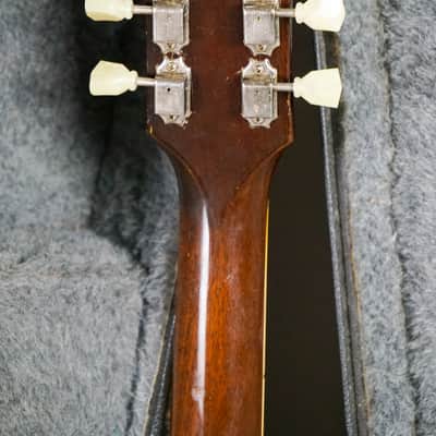 1956 Gibson ES-225T Sunburst Hollow Body 1x P90 with Bigsby and Hard Case image 14