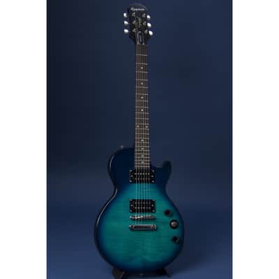 Epiphone Les Paul Special II Plus Top Translucent Blue - Single Cut Electric Guitar image 1