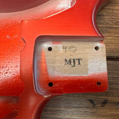 MJT Jazzmaster body - Red Metallic, Pool Rout image 2