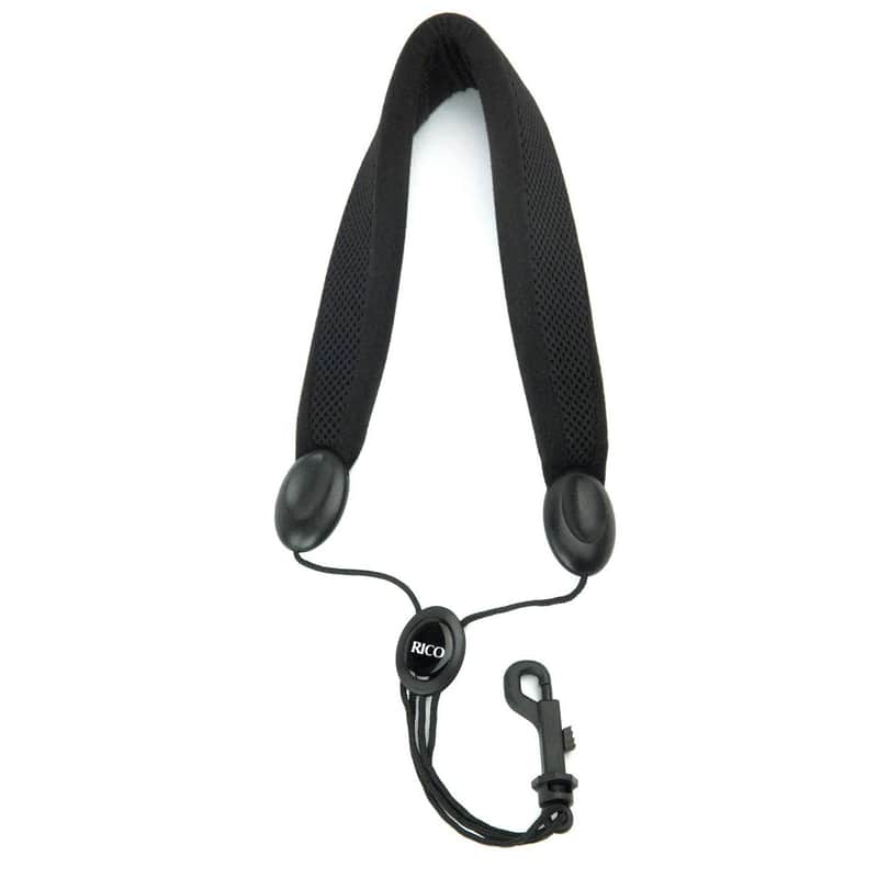 Rico SJA18 Alto/Soprano Padded Saxophone Strap w/ Snap Hook image 1
