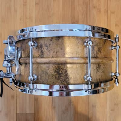 Snares - Dunnett Classic 6.5x14 Model 2N Bronze Snare Drum image 3
