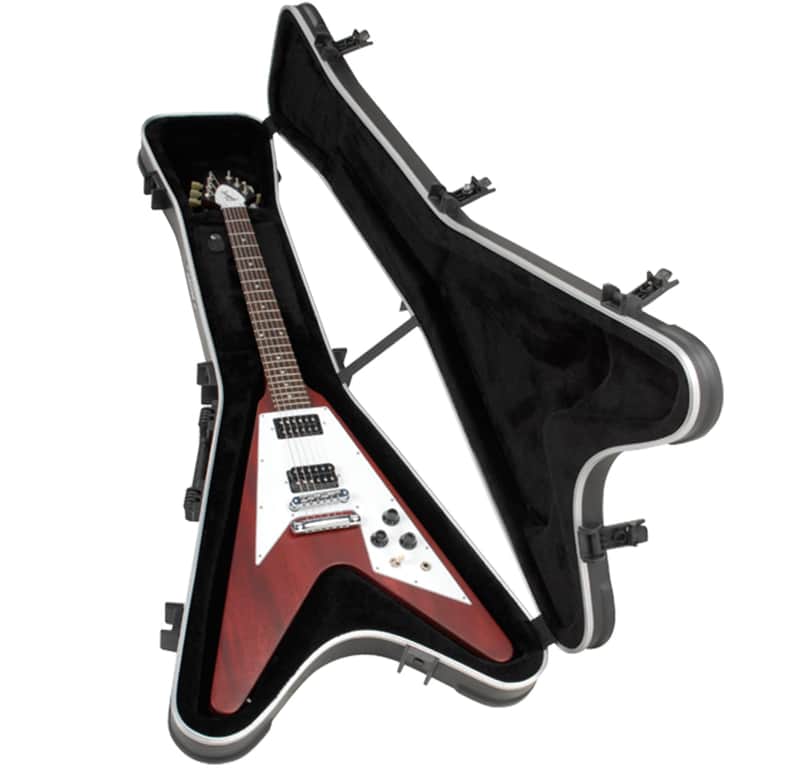 SKB 1SKB-58 Gibson Flying V Molded Hardshell TSA Flight Guitar Case image 1