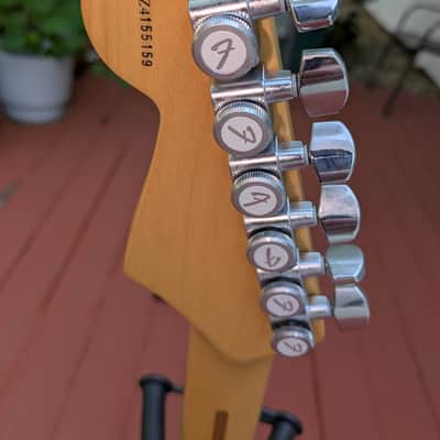 2004 Fender American Series Stratocaster w/ Dimarzio and upgrades hsh Rosewood with case image 7