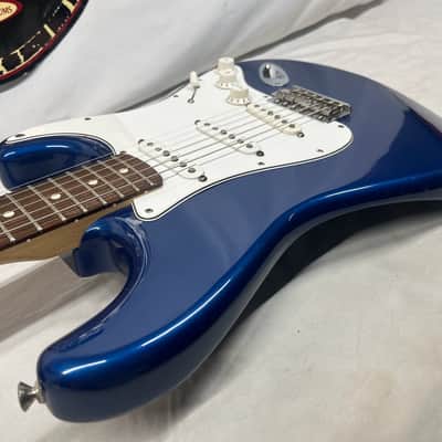 Fender Standard Stratocaster Strat Electric Guitar MIM - Made in Mexico - Electron Blue image 20