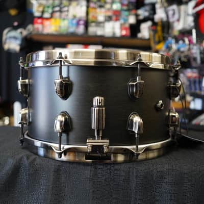 Mapex Black Panther 7x13" Hydro Maple Snare Drum w/ Walnut Reinforcement Rings | BPNML3700LFB image 8