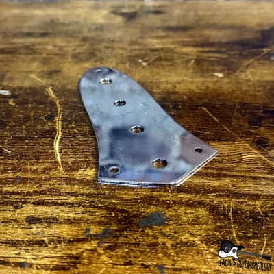Economy J-Bass Control Plate (Chrome Light Relic) image 2